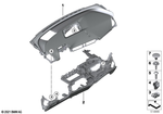 51459631809 - : Instrument Panel, Top, Leather for BMW Image