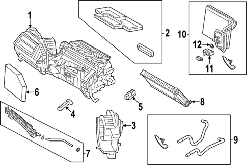 Evaporator & Heater Components for 2024 BMW M240i xDrive #0