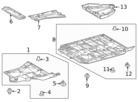 Under Cover & Splash Shields for 2023 Lexus NX450h+ #0