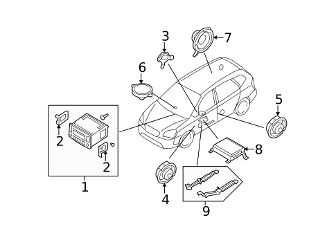Sound System for 2009 Kia Rondo #0