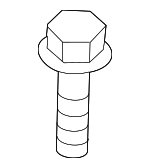 1140610206K - Suspension: Stabilizer Bar Bolt for Kia: Cadenza, Carnival, EV6, EV9, Forte, Forte5, K4, K5, K900, Niro, Niro EV, Optima, Rio, Seltos, Sorento, Soul, Sportage, Stinger, Telluride Image