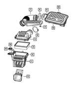 53032796AC - Fuel: Air Cleaner Hose for Mopar Image