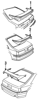 E4ZZ6144210B - Body: Spoiler for FORD Image