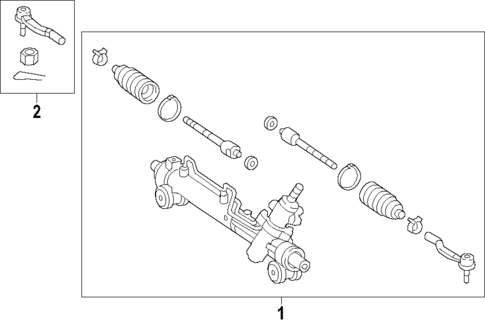 Steering Gear & Linkage for 2014 Toyota Camry #0