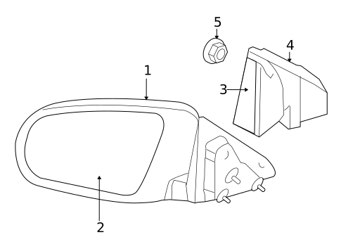 Outside Mirrors for 2010 Dodge Avenger #0