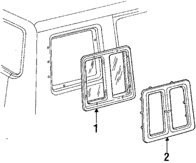 EOTZ1329700B - Body: Side Glass for Ford: F-150, F-250, F-350, F-Super Duty Image
