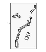 497212Y900 - Steering: Power Steering Cooler Tube for Nissan Image