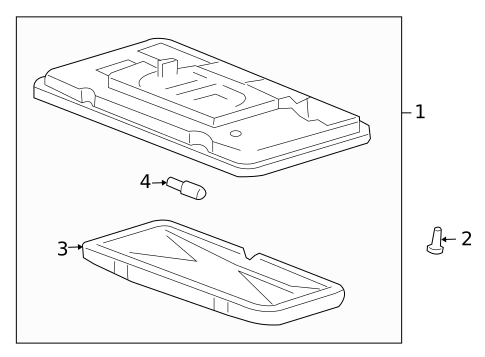 Overhead Console for 1998 Acura NSX #0