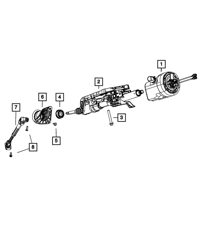 68271194AB - Steering: Steering Column for Mopar Image image