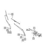 WBF00026AB - Electrical: Front Wiper Blade, Left for Mopar Image