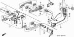 90659170000 - Body/Air Conditioning: CLIP, CABLE (6MM) (WHITE) for Acura Image