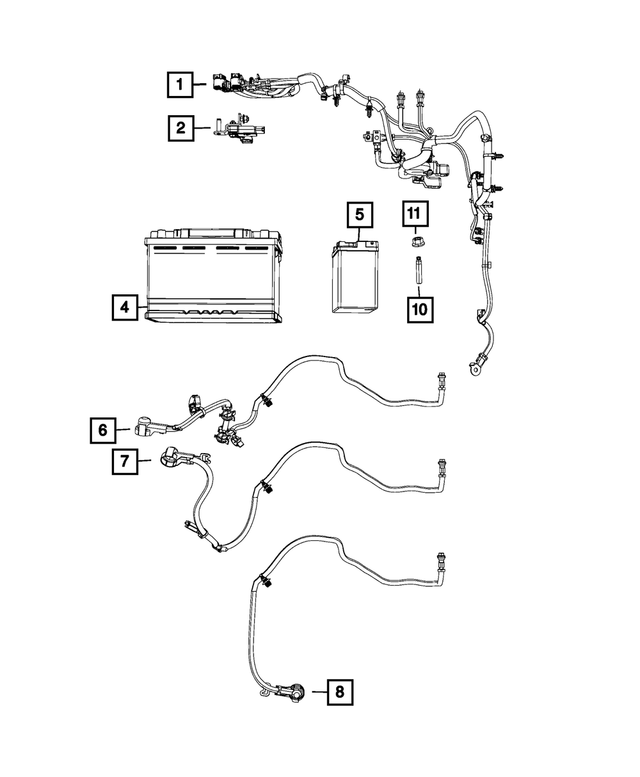 68385591AB - : Alternator Wiring for Mopar Image