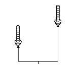90175S5A000 - Suspension: Engine Cradle Bolt for Honda: Civic, CR-V, Element, HR-V Image