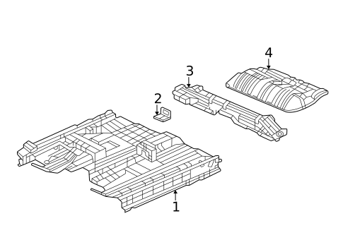 Floor & Rails for 2025 Honda CR-V #0