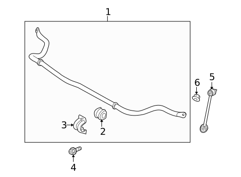 Stabilizer Bar & Components for 2009 Kia Borrego #0