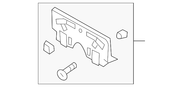 License Bracket - Nissan (K6210-1A45A)