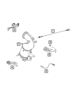 68266491AA - Electrical: Catalytic Converter Bracket for Mopar Image