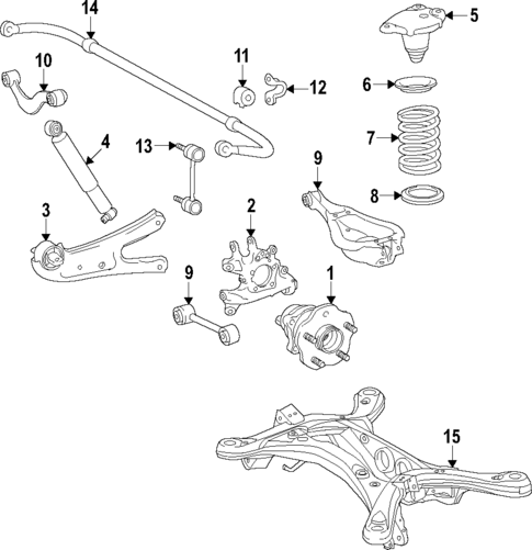 Rear Suspension for 2016 Lexus RX450h #0