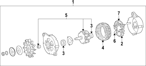 Alternator for 2004 Subaru Outback #0
