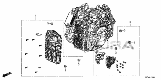 AT Oil Pan - Cover for 2019 Acura TLX #0