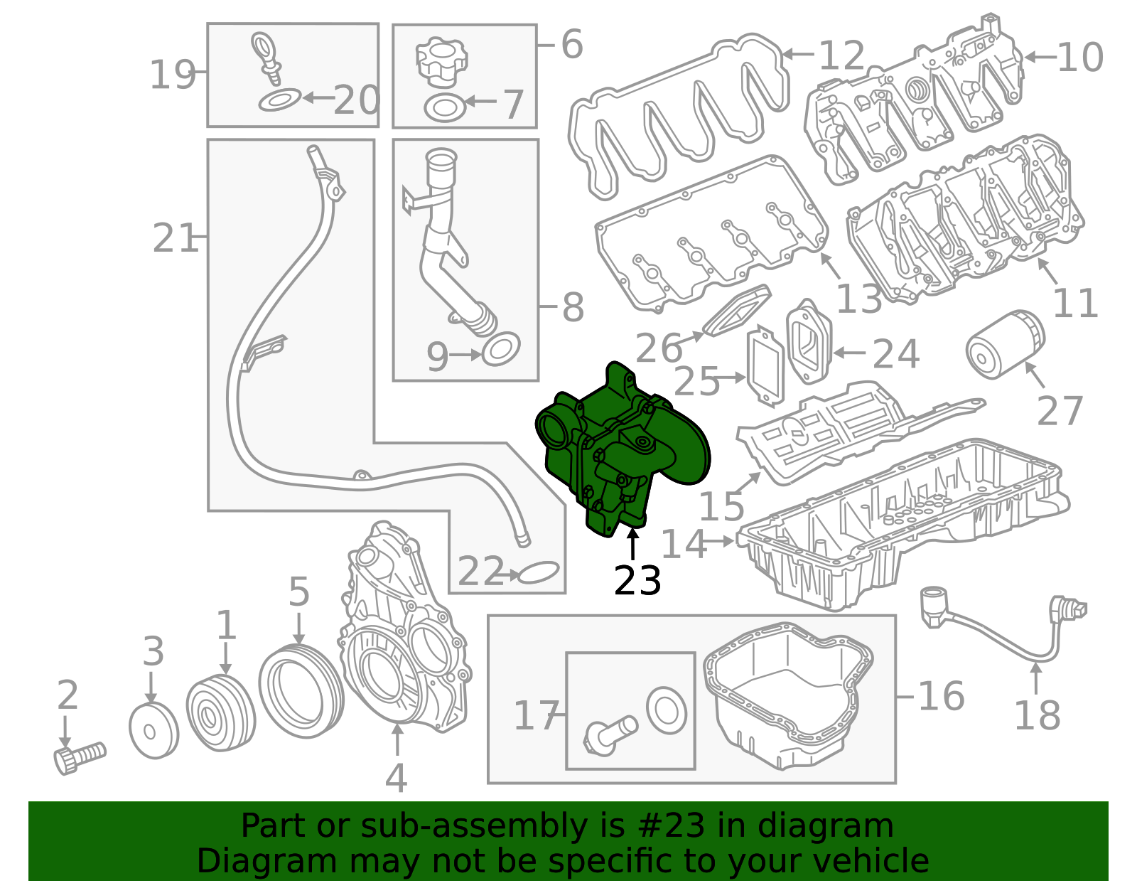 2010-2016 GM Oil Cooler 12732979 | TascaParts.com
