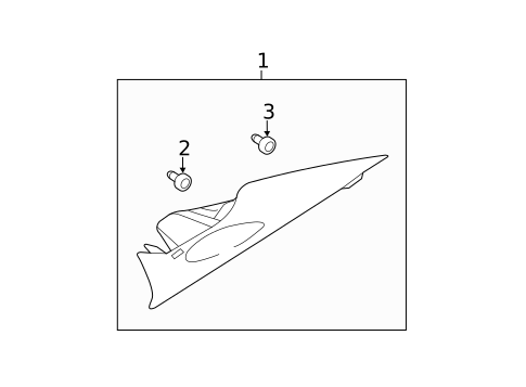 Interior Trim - Quarter Panels for 2012 Hyundai Sonata #0