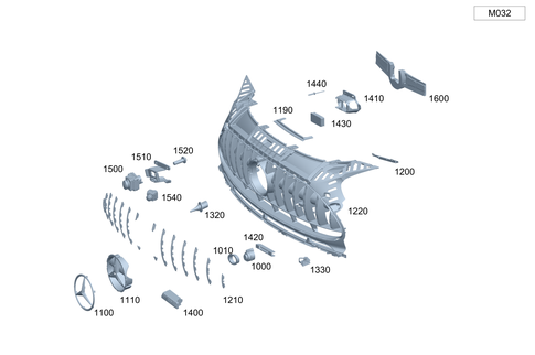 Radiator Grill for 2021 Mercedes-Benz AMG GT Black Series #0