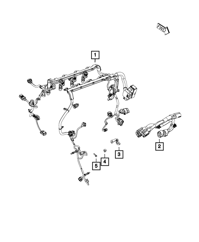 68530582AA - Electrical: Engine Wiring for Mopar Image