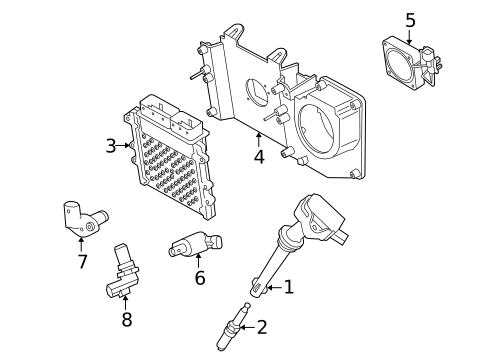 Powertrain Control for 2011 Land Rover LR4 #1