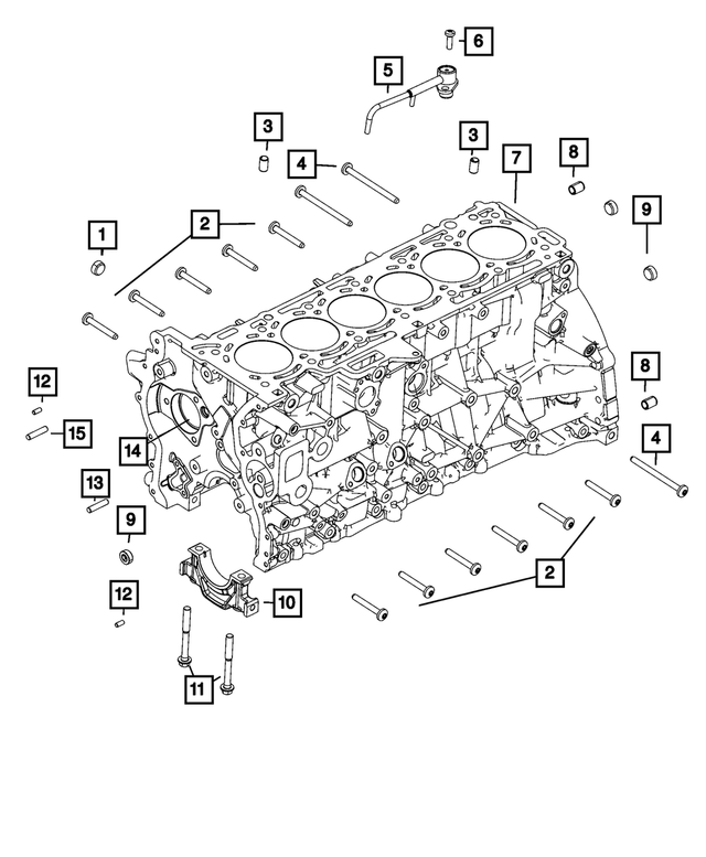 68466760AA - Engine: Dowel Pin for Mopar Image