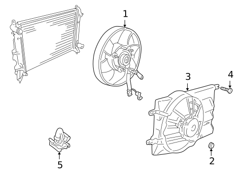 Condenser, Compressor & Lines for 2001 Saab 9-3 #2