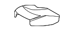 22392089108U00 - Body: Cushion Cover for Mercedes-Benz Image