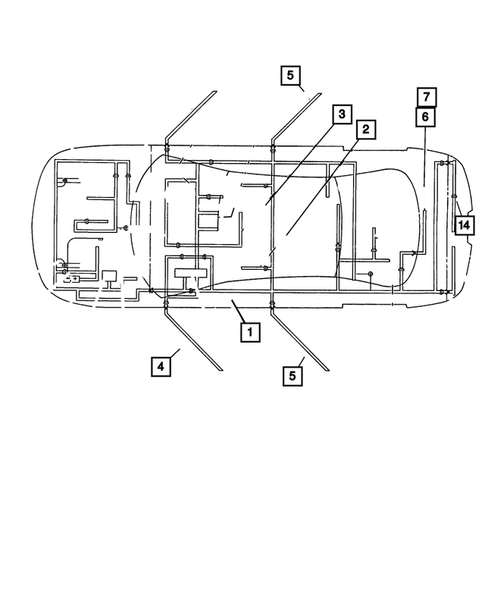 Wiring-Body & Accessories for 2005 Dodge Magnum #0