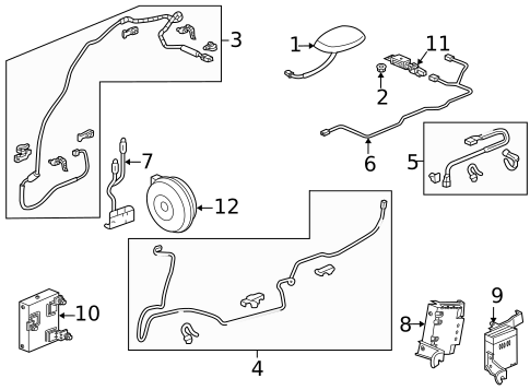Horn for 2010 Honda Odyssey #0