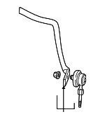 4543500 - : Stabilizer Bar for Saab: 9-3, 900 Image