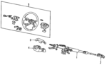 53200SL5A03 - Steering: Steering Column for Acura Image