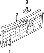 F1CZ58220A54C - Body: Lock Knob Bezel for Mercury: Tracer Image