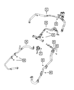 68244855AD - : Heater Supply And Return Hose And Tube for Mopar Image