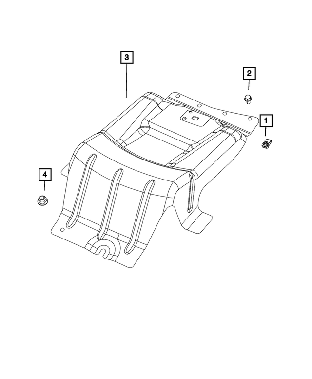 4575718AE - Wheels: Spare Tire Bracket for Mopar Image image