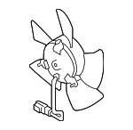 93742289 - : Part# 93742289 Blower for Chevrolet: Aveo Image