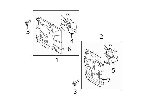 Cooling Fan for 2009 Chevrolet Aveo #2