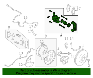 44011-4CA0B - Disc Brake Caliper 2018-2021 Nissan | Official Nissan ...