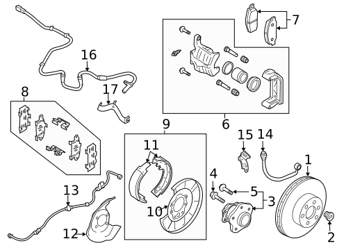 Rear Brakes for 2021 Nissan Qashqai #1