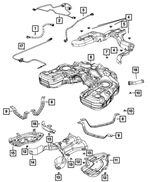 4578788AC - Fuel and Accelerator Pedal: Fuel Supply Hose for Mopar Image