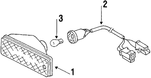 Park Lamps for 1987 Volkswagen Jetta #0