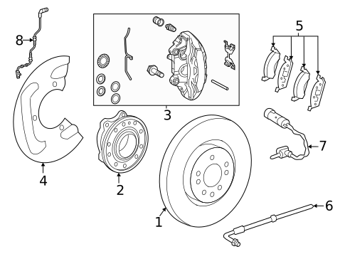 Front Brakes for 2020 Mercedes-Benz GLC63 AMG #1