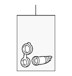 G14T6629Y - Body: Lighter Assembly Cap for Mazda: Millenia Image