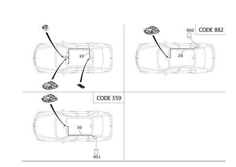 Wiring Harness for Roof for 2014 Mercedes-Benz E63 AMG #0