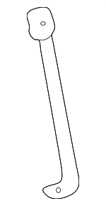 15530905 - Body: Wheelhouse Brace for Chevrolet: C1500, C2500, C3500, K1500 Pickup, K2500 Pickup, K3500 Pickup | GMC: C1500 Pickup, C2500 Pickup, C3500 Pickup, K1500 Pickup, K2500 Pickup, K3500 Pickup Image