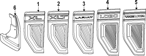 Exterior Trim - Fender for 2025 Ford Maverick #0